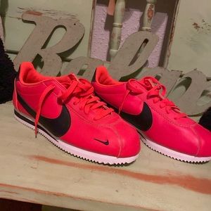 Red Sportswear Nike shoes